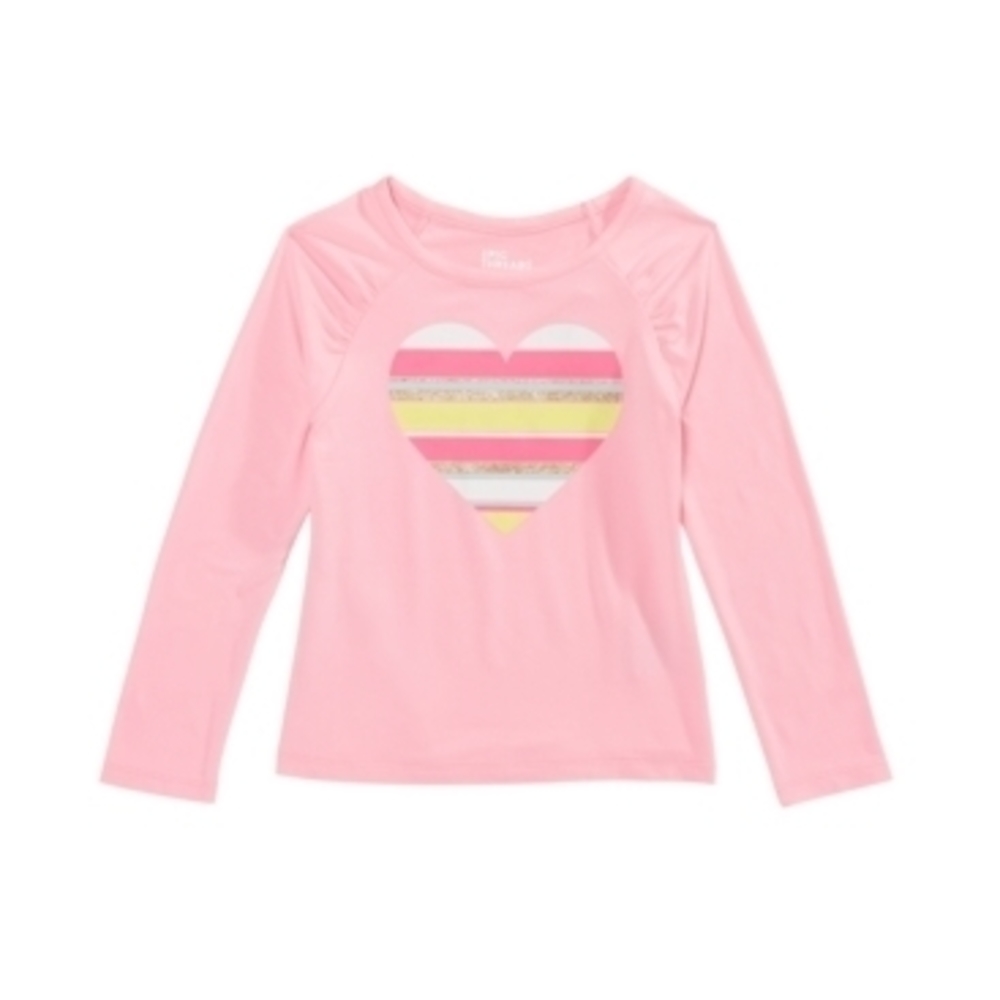 Epic Threads Toddler Girls Heart Striped Tee